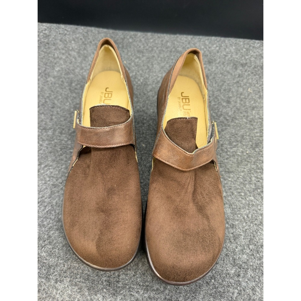 JBU Sedona Mary Jane Wedge Clog 9 Brown‎ Womens